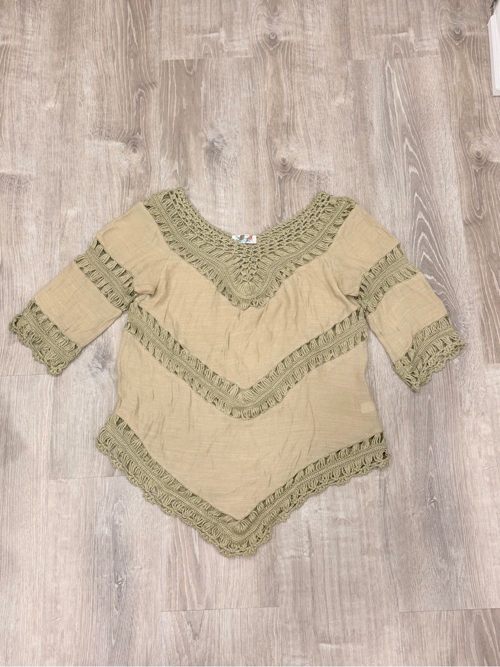 🤎 Boho Crochet Festival Top | India Boutique Fairy Grunge
